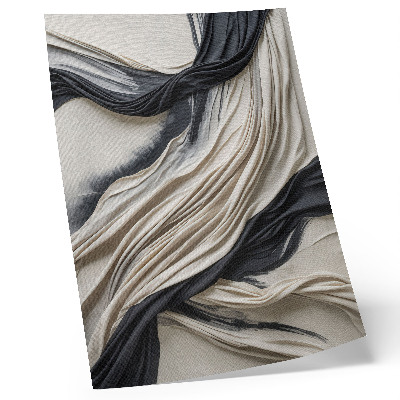 Póster Ondas de tela fluidas con elegancia moderna