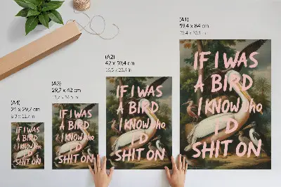 Lienzo decorativo moderno con inscripción creativa sobre un fondo natural
