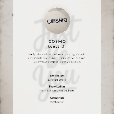 Póster con colores saturados Fondo rosa, letras blancas, estilo moderno