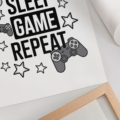 Póster Inscripción de estrellas para almohadillas estilo minimalista moderno