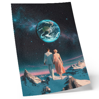 Lámina artística de alta calidad El espacio y la belleza de las personas son posibilidades ilimitadas.