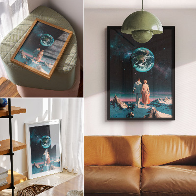 Lámina artística de alta calidad El espacio y la belleza de las personas son posibilidades ilimitadas.
