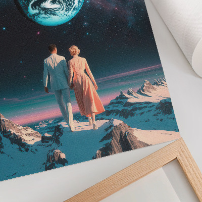 Lámina artística de alta calidad El espacio y la belleza de las personas son posibilidades ilimitadas.