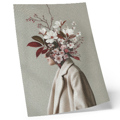 Lienzo decorativo moderno Ramo de flores con inspiración artística