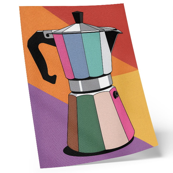 Lienzo decorativo moderno Colores contrastantes, estilo expresivo, combinación fructífera