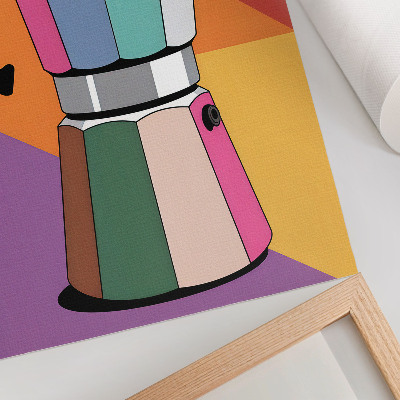 Lienzo decorativo moderno Colores contrastantes, estilo expresivo, combinación fructífera