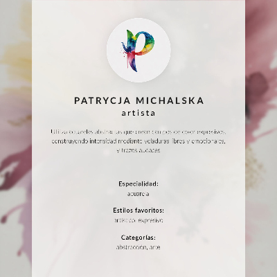 Póster con colores saturados Una figura de colores brillantes con una espada.
