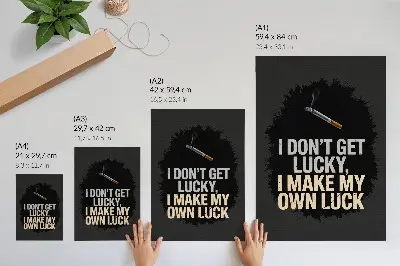 Lámina artística motivacional con diseño minimalista de alta calidad