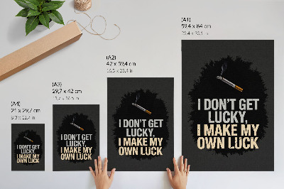 Lámina artística de alta calidad Eslogan motivacional: diseño minimalista