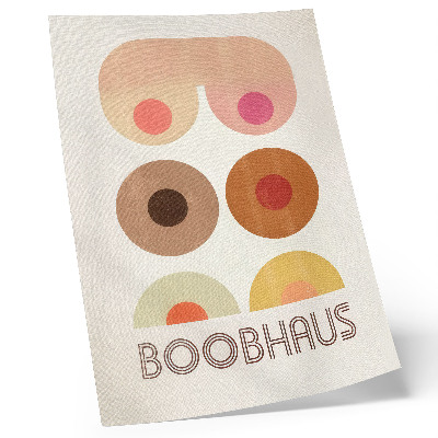 Póster con colores saturados Gráficos estilo Bauhaus de Boobhaus