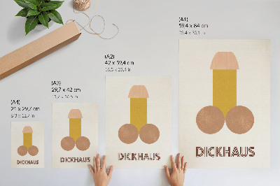 Lienzo decorativo moderno Gráficos estilo Bauhaus de Dickhaus