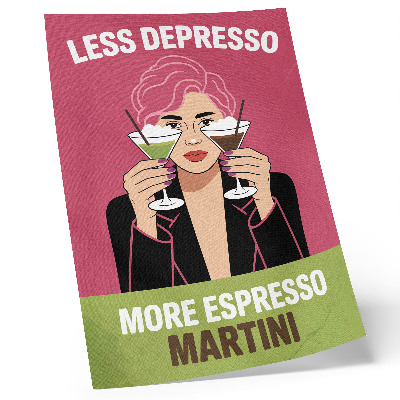 Póster Estilo dinámico con colores contrastantes de estilo pop art