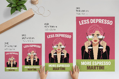 Póster Estilo dinámico con colores contrastantes de estilo pop art