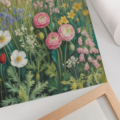 Lámina artística de alta calidad Un derroche floral de colores lleno de vida y energía.