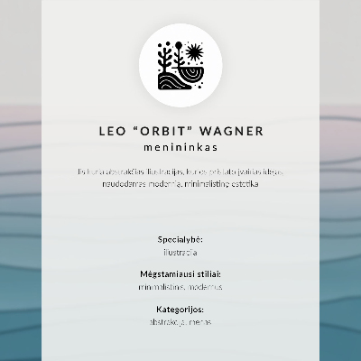 Lienzo decorativo moderno Edificio de color naranja brillante con vista azul