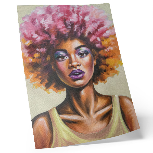 Lámina artística de alta calidad Colores vivos, figura expresiva, fuerte expresión facial