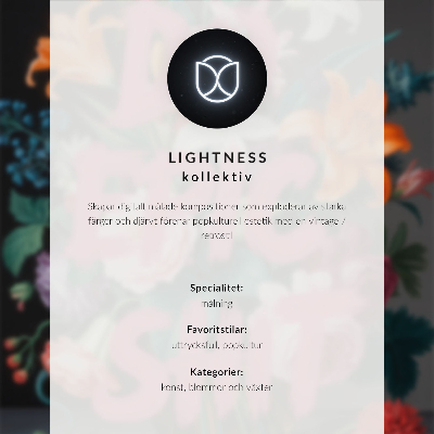 Lienzo decorativo moderno Inscripción brillante sobre un fondo de flores coloridas