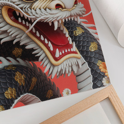 Lámina artística de alta calidad Dragón decorativo con detalles intrincados