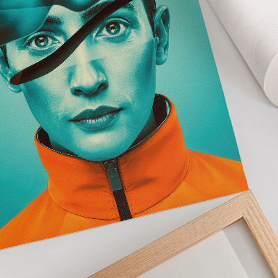 Póster Colores contrastantes, surrealismo, formas dinámicas