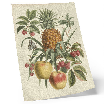 Lámina artística de alta calidad Estilo clásico frutas hojas naturaleza armonía