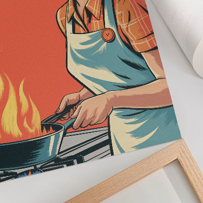Póster con colores saturados Estilo pop art, detalles coloridos, composición dinámica