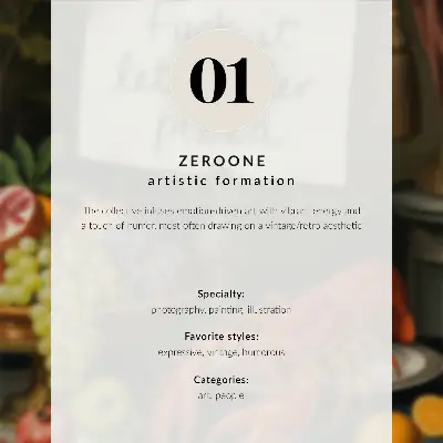 Póster bulldog en la cocina de estilo surrealista y divertido