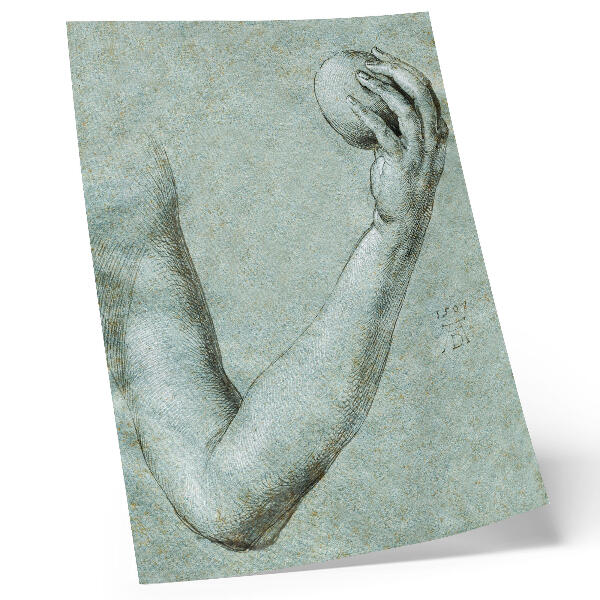 Lienzo decorativo moderno El brazo de Eva (1507) de Alberto Durero