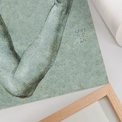 Lienzo decorativo moderno de El brazo de Eva (1507) de Alberto Durero