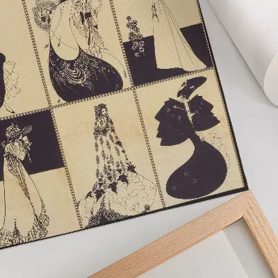 Póster de Aubrey Vincent Beardsley diseño decorativo de panel