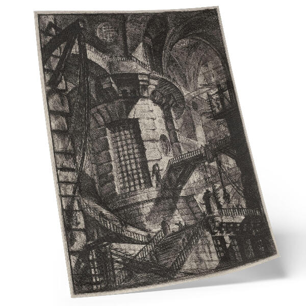 Lienzo decorativo moderno La Torre Redonda (década de 1780) – Giovanni Battista Piranesi