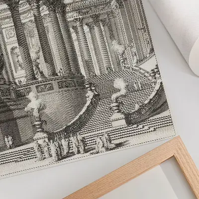 Póster Templo antiguo de Giovanni Battista Piranesi