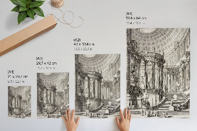 Póster Templo antiguo – Giovanni Battista Piranesi