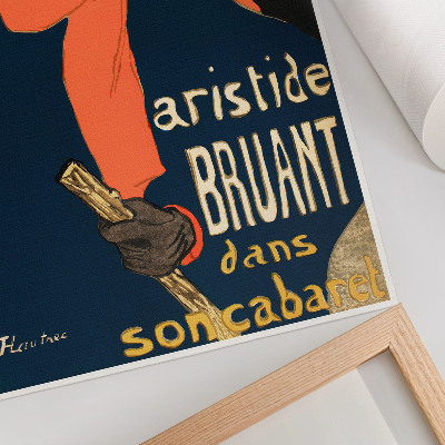 Póster Los embajadores de Aristide Bruant dans son cabaret 1892 impresión de alta resolución de Henri de Toulouse-Lautrec