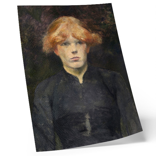 Lámina artística de alta calidad Carmen (ca. 1884), pintura de alta resolución de Henri de Toulouse-Lautrec.