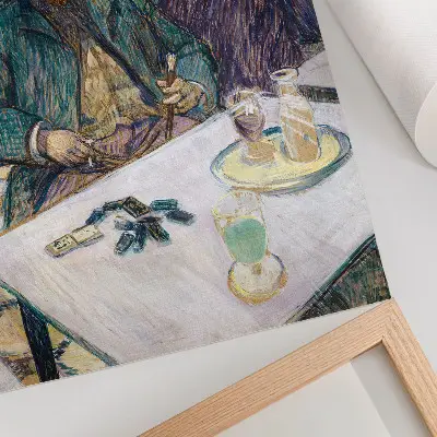 Póster reproducción en alta resolución de la pintura El señor Boileau en el café de 1893 realizada por Henri de Toulouse-Lautrec