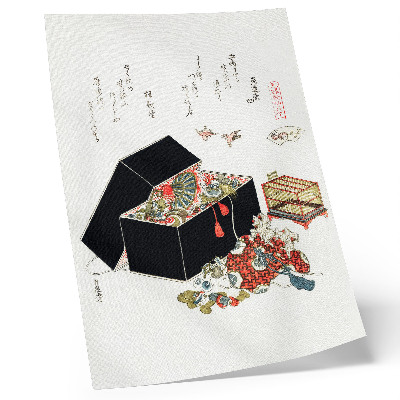 Póster Joyero japonés de Hokusai (1822)
