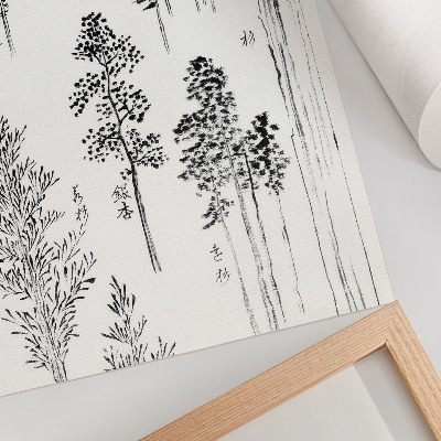 Lámina artística de alta calidad Los pinos de Hokusai (1800-1900) – grabado japonés antiguo en madera