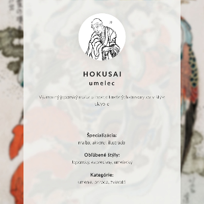 Póster con colores saturados Máscara de Fudō Myōō, Escuela Katsushika Hokusai