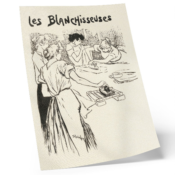 Póster Las Blanchisseuses – Théophile Alexandre Steinlen