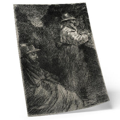 Lámina artística de alta calidad En el cuartel – Théophile Alexandre Steinlen