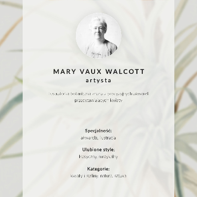 Póster Piña silvestre (Tillandsia fasciculata) (1921) de Mary Vaux Walcott