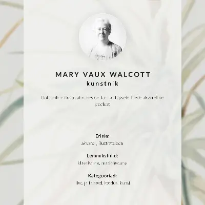 Póster de la obra Piña silvestre (Tillandsia fasciculata) de 1921 por Mary Vaux Walcott