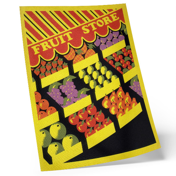 Lienzo decorativo moderno La frutería (1936) – del Proyecto Federal de Arte