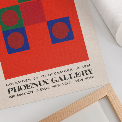 Póster Cartel para la exposición de Robert Wiegand (1965)