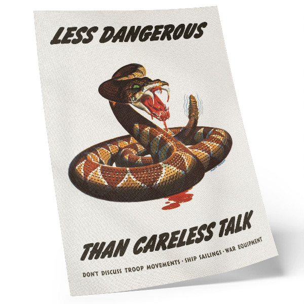 Lámina artística de alta calidad Cartel de serpiente (1944) de Albert Dorne