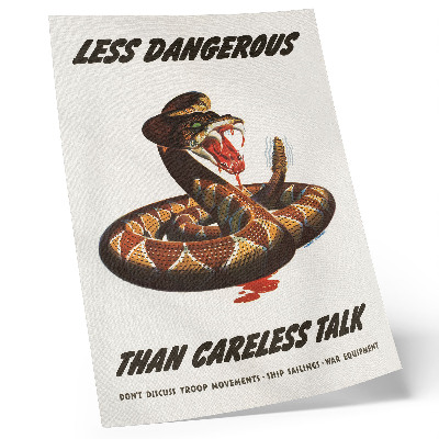 Lámina artística de alta calidad Cartel de serpiente (1944) de Albert Dorne