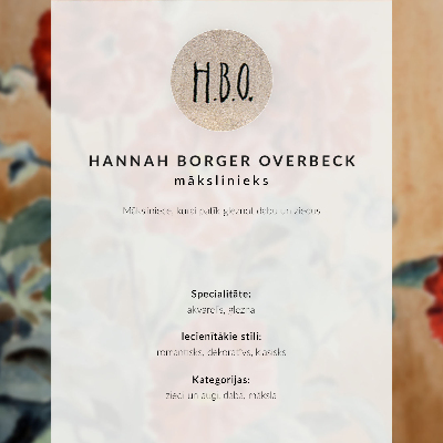 Lienzo decorativo moderno El gusano rojo (1915) de Hannah Borger Overbeck