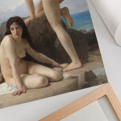 Lámina artística de alta calidad Mujeres bañándose, de William Adolphe Bouguereau
