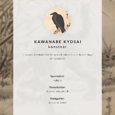 Póster con colores saturados Un gato atrapando una rana, de Kawanabe Kyosai