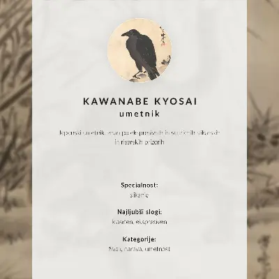 Póster de gato atrapando una rana de Kawanabe Kyosai con colores saturados